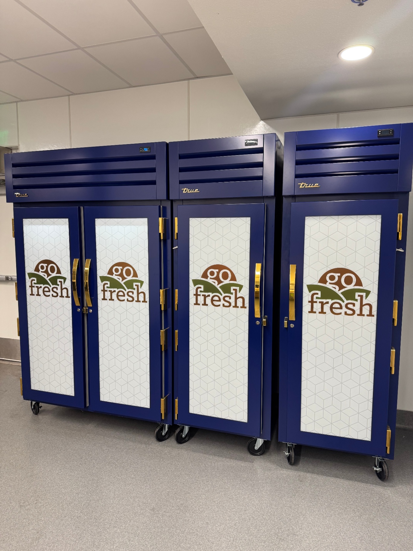 Go Fresh Cooler Branding