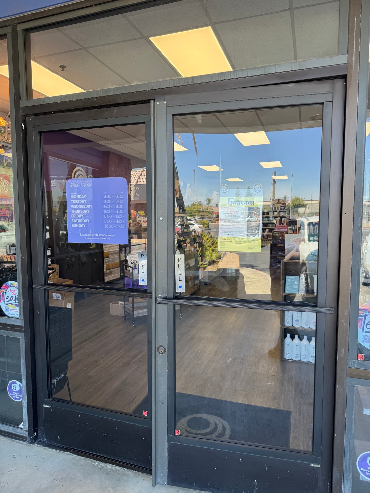 SalonCentric Entry Doors - Riot & Security Film