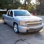 chevy truck with tinted windows