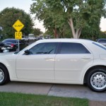 Cadillac with tinted windows