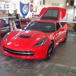 corvette with tinted windows