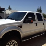 Ford truck with tinted windows